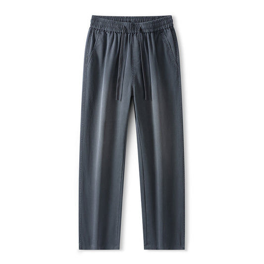 Style Casual Tapered Straight Leg Pants for Men